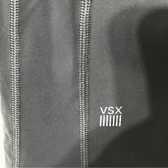 Victoria Secret Gray Silver Trim Knit Athletic Pants - Picture 4 of 7